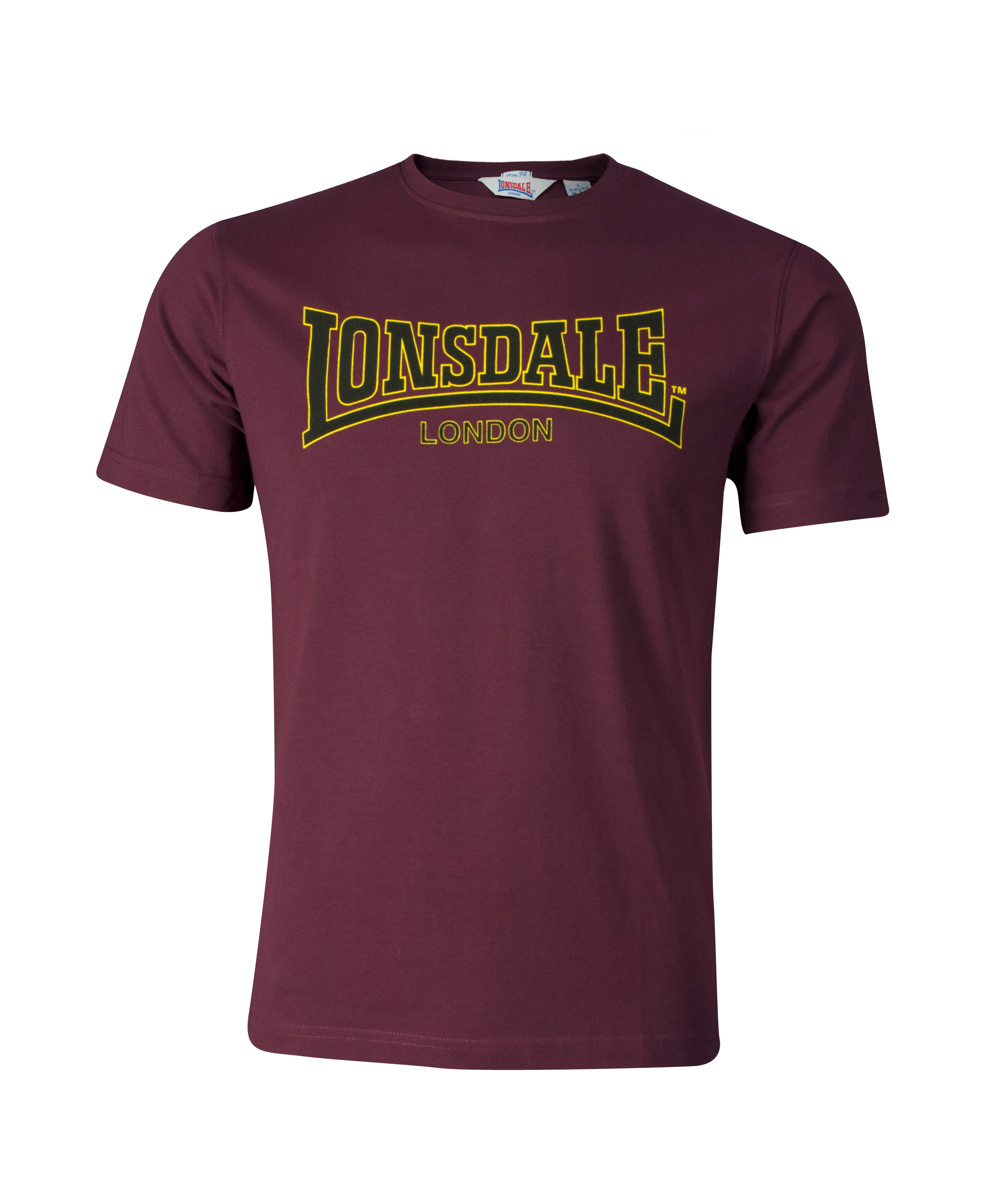 
T-shirt Lonsdale London Classic Bordowa
